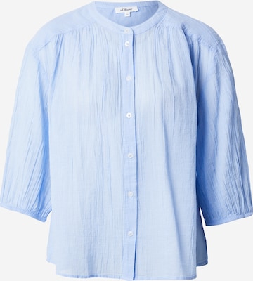 s.Oliver Bluzka w kolorze niebieski: przód