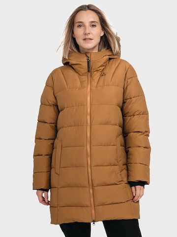 Schöffel Outdoormantel 'Boslix' in Bruin: voorkant