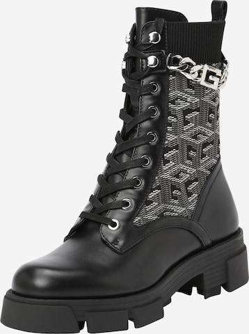 Bottes à lacets 'MADIERA' GUESS en noir : devant