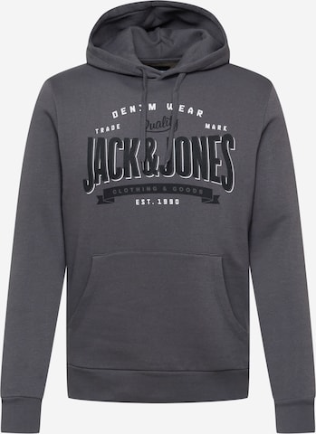 JACK & JONES Sweatshirt i grå: framsida