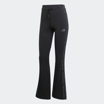 ADIDAS SPORTSWEARSportske hlače 'Essentials' - crna boja: prednji dio