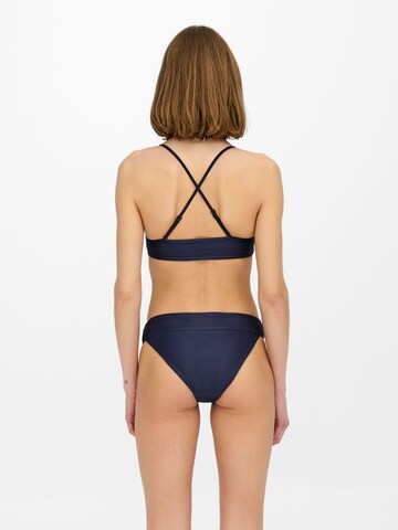 ONLY Triangel Bikini i blå