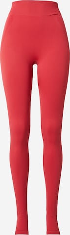 ADIDAS BY STELLA MCCARTNEY Скинни Спортивные штаны в Красный: спереди