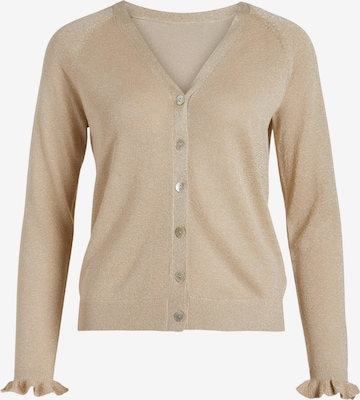 VILA Gebreid vest 'Anta' in Beige: voorkant