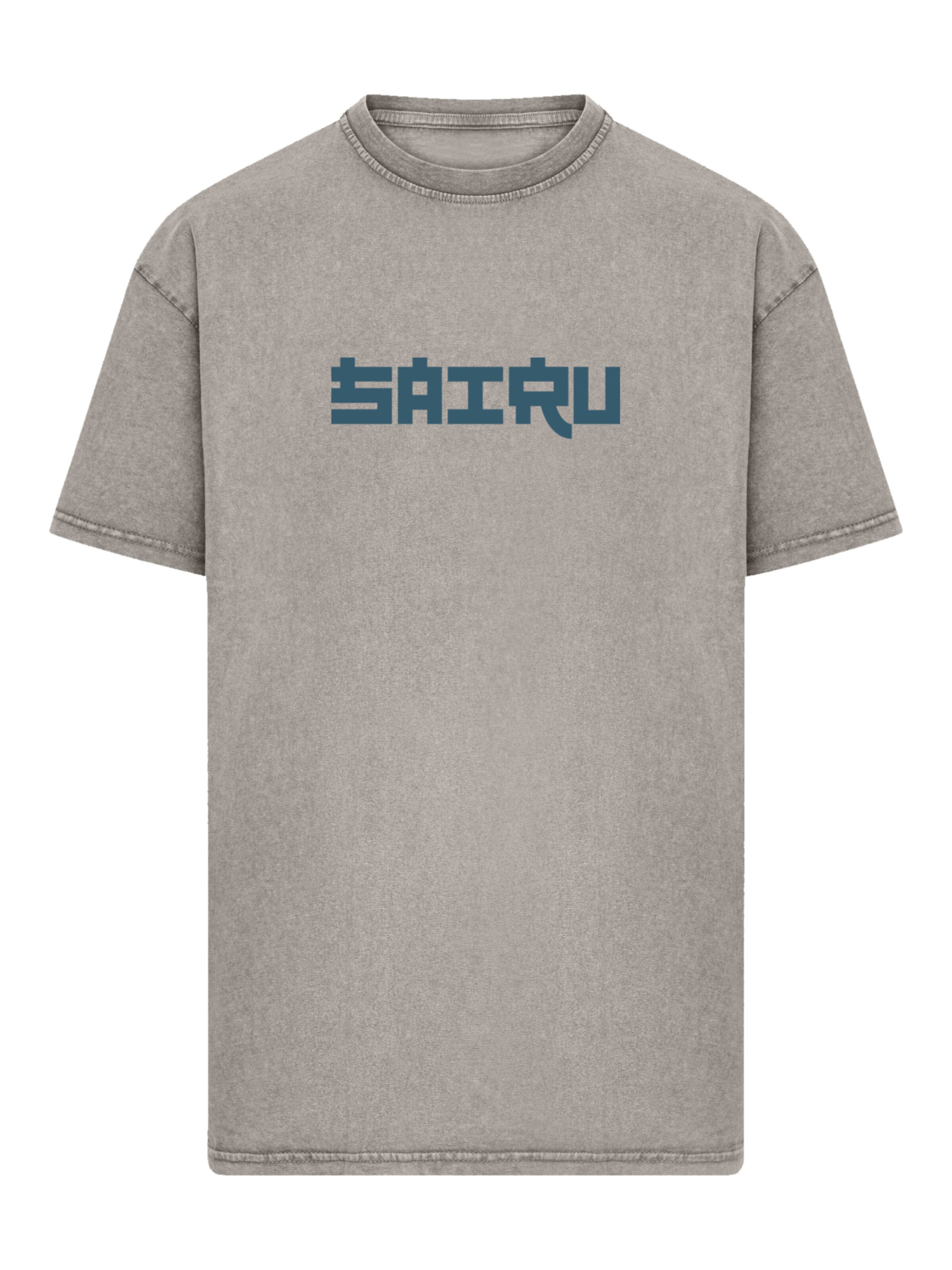 F4NT4STIC Shirt 'Koi Fish Japan Streetstyle' in Grey: front