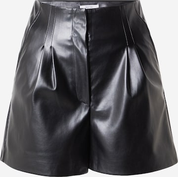 ABOUT YOUregular Hlače s naborima 'Christin' - crna boja: prednji dio