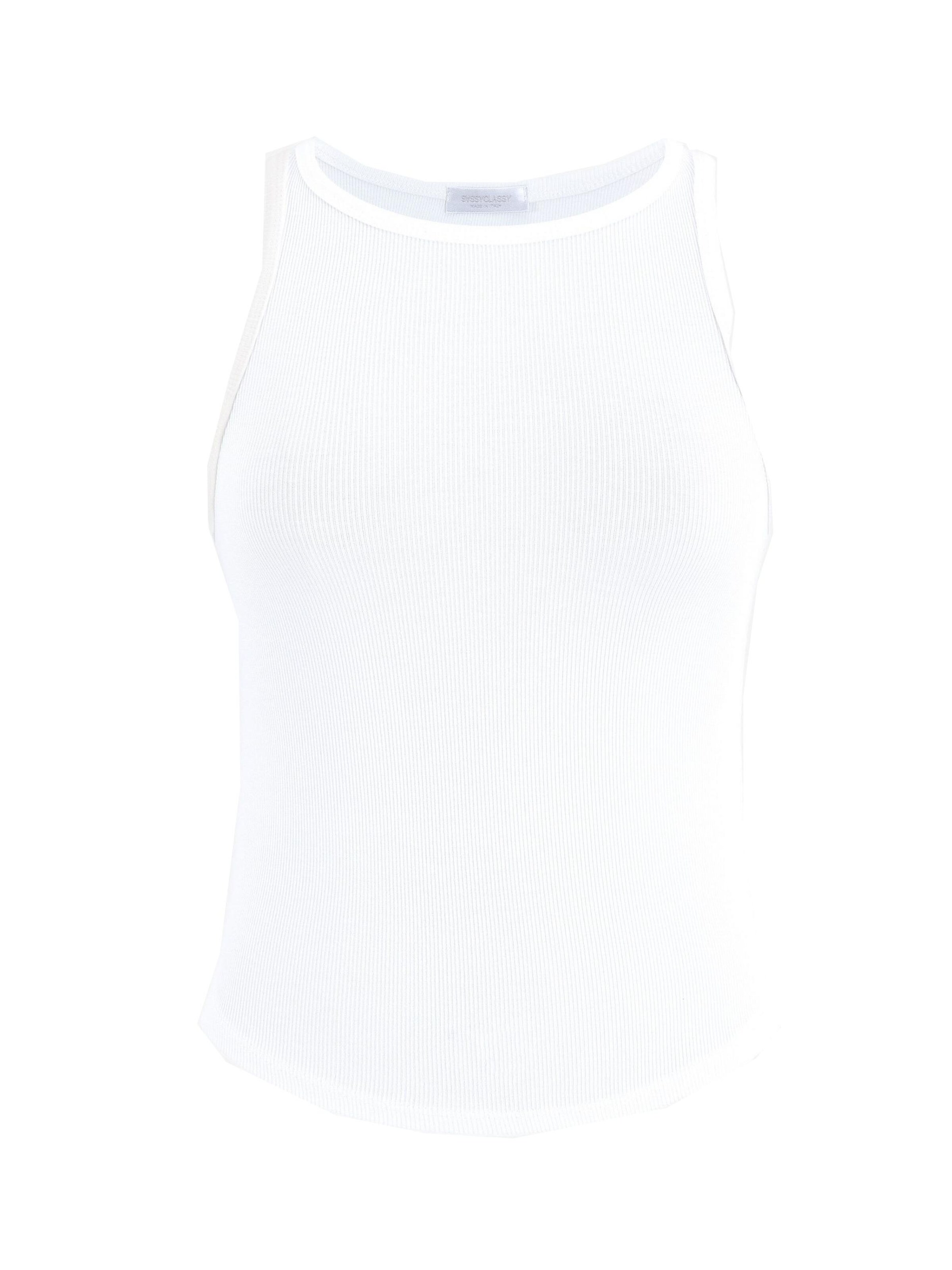 SASSYCLASSY Top in Weiß: Vorderseite