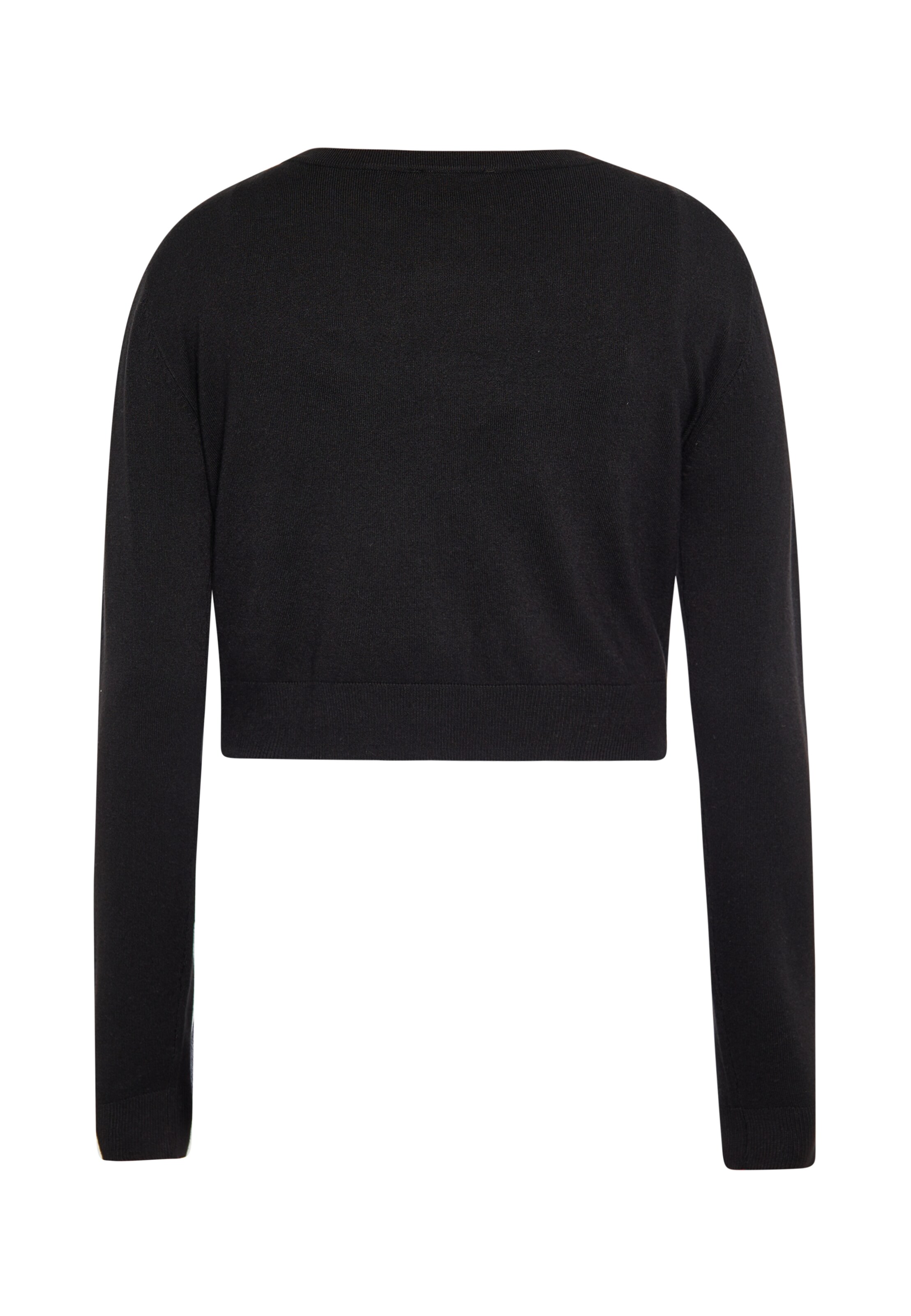 faina Πλεκτή ζακέτα σε μαύρο