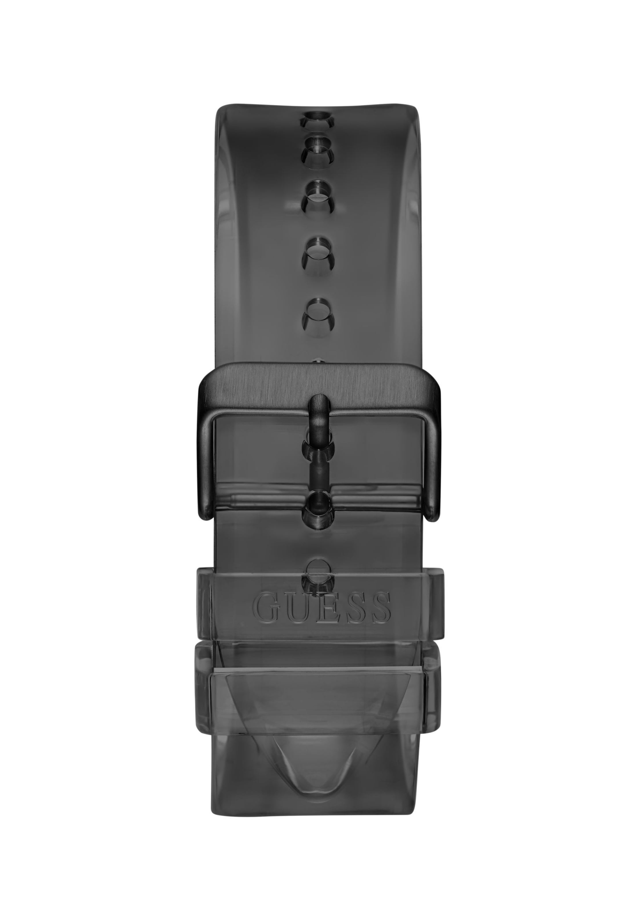 GUESS Uhr 'King' in Schwarz