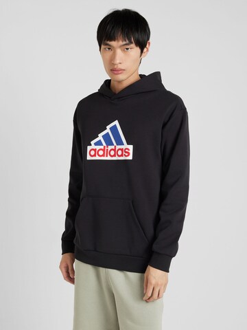 Felpa di ADIDAS SPORTSWEAR in nero: frontale