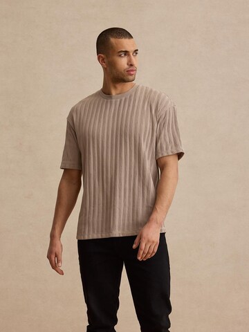 DAN FOX APPAREL Shirt 'Jonte' in Grey: front