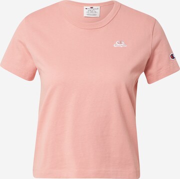 Champion Authentic Athletic Apparel - Camisa em rosa: frente