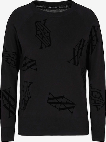 ARMANI EXCHANGE Trui in Zwart: voorkant