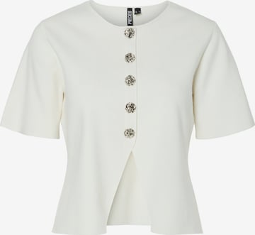 balta PIECES Kardiganas: priekis