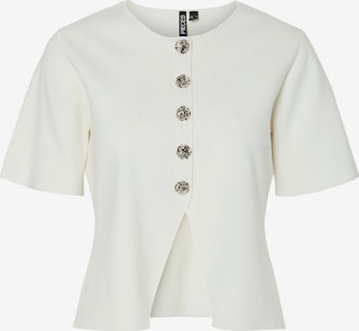 PIECES Strickjacke in naturweiß, Produktansicht