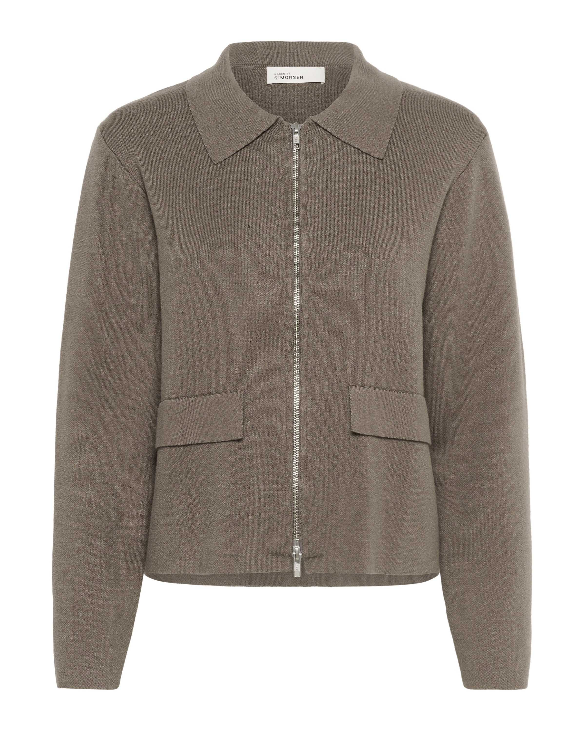 KAREN BY SIMONSEN Cardigan 'KBAntonella' i brun: forside