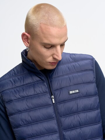 BIG STAR Bodywarmer 'Jaxoon' in Blauw