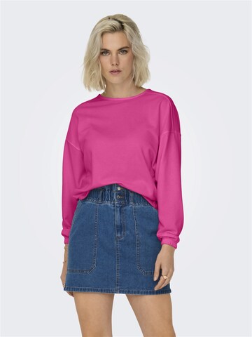 T-shirt 'SITTA' ONLY en rose : devant