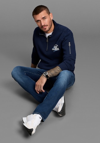 DELMAO Sweatshirt in Blau