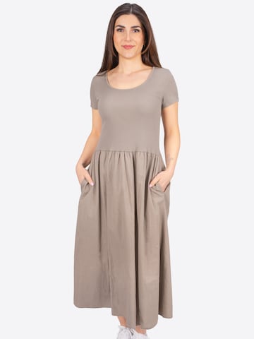 Seasons of April Kleid 'Ayda' in Beige: Vorderseite