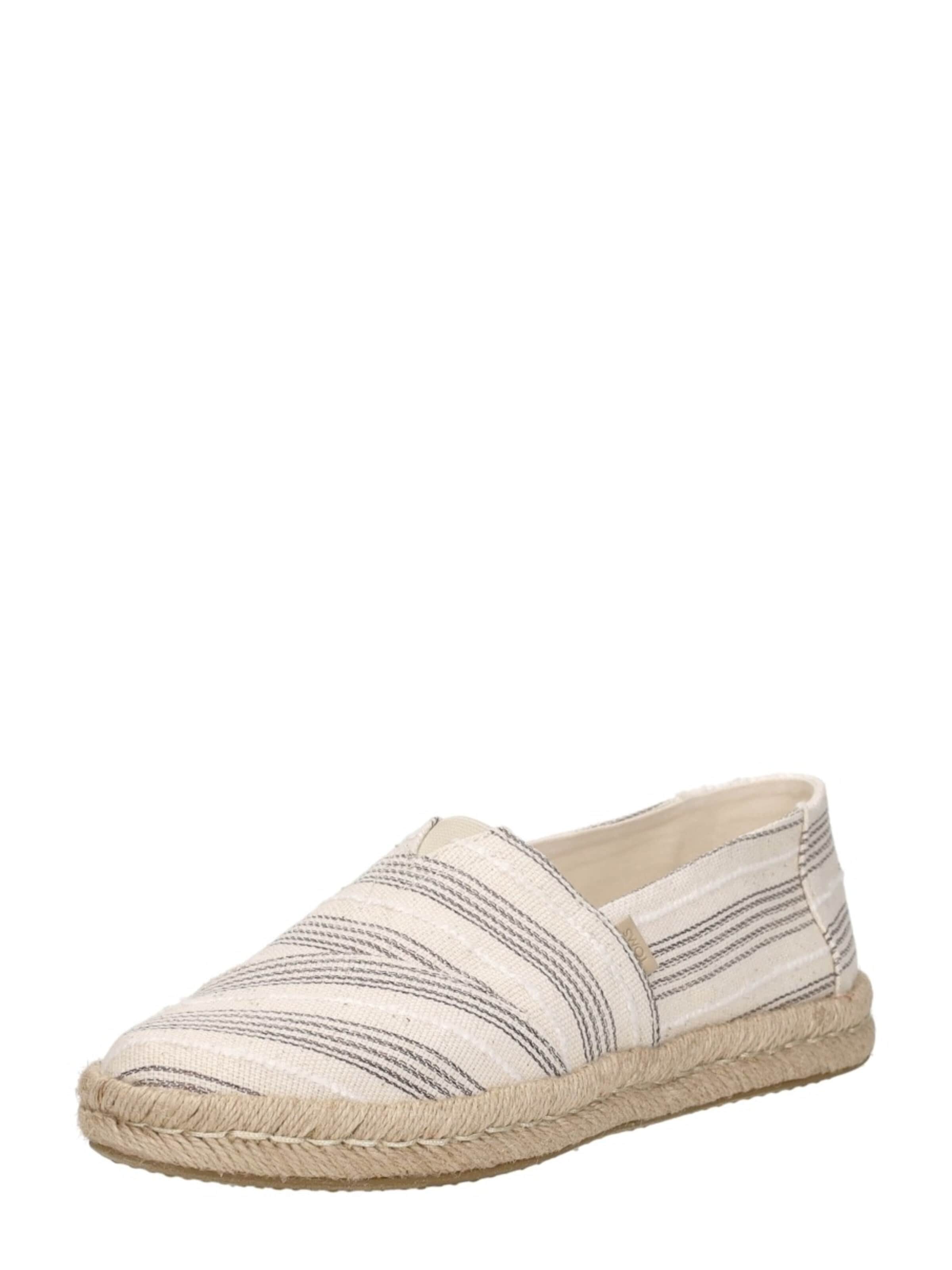 TOMS Instappers 'Alpargata Rope 2.0' in Wit: voorkant