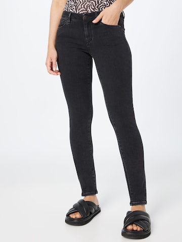 Dawn Skinny Jeans i svart: forside