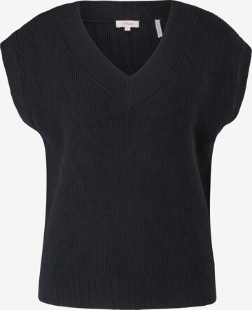 s.Oliver Pullover in Schwarz: predná strana