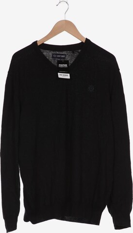 CAMP DAVID Sweater & Cardigan in XXL in Black: front