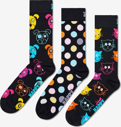 Happy Socks Sokid 'Classic Dog' meresinine / kollane / roosa / valge, Tootevaade