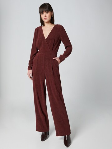 Tuta jumpsuit 'Hayden' di Guido Maria Kretschmer Women in rosso: frontale