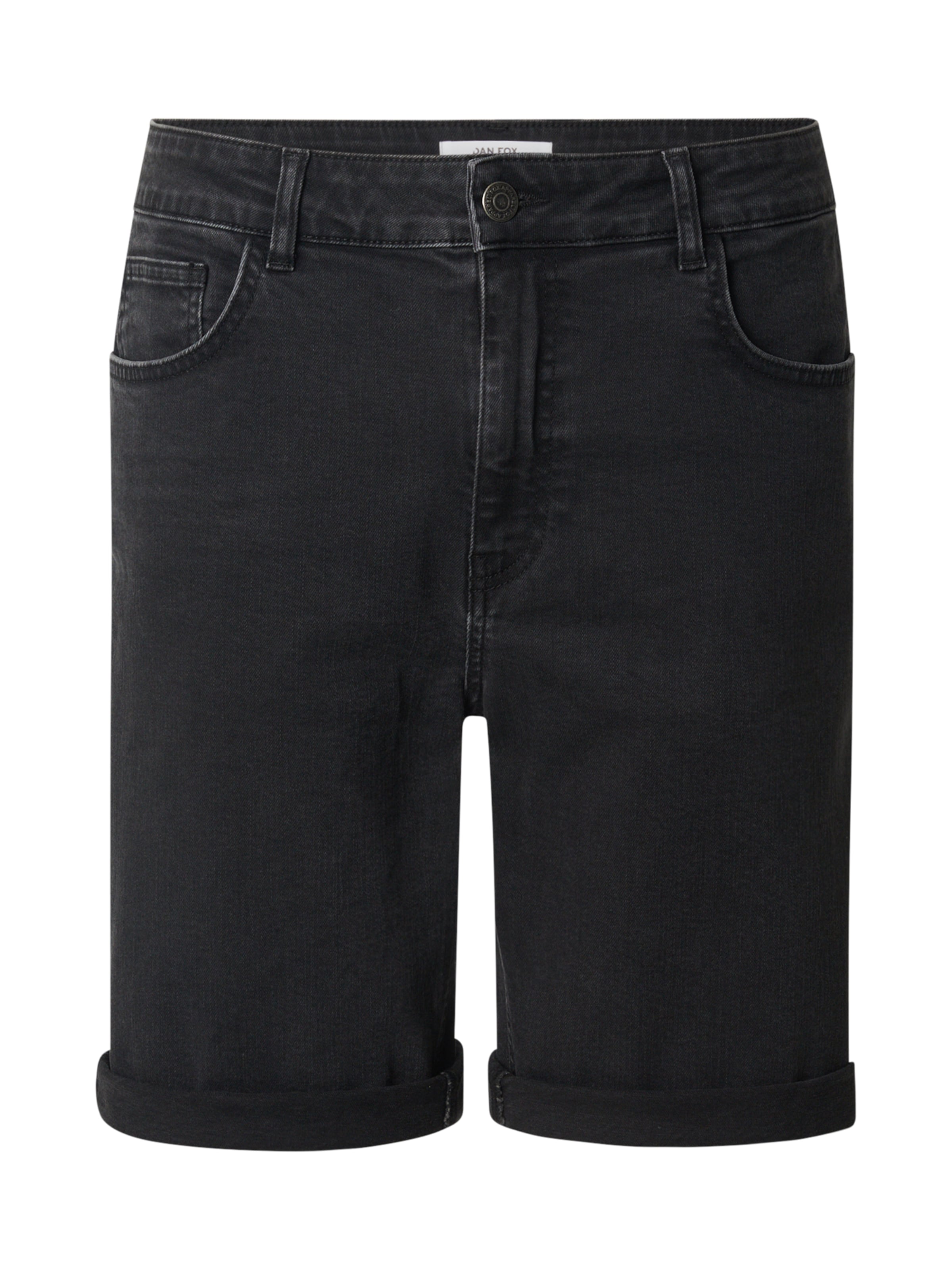 DAN FOX APPAREL Regular Jeans 'Richard' in Black: front