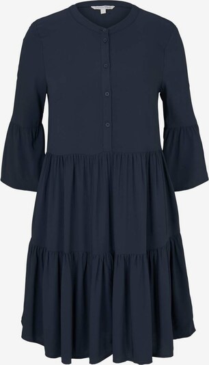 TOM TAILOR DENIM Kleider & Jumpsuits Babydoll Minikleid in dunkelblau, Produktansicht
