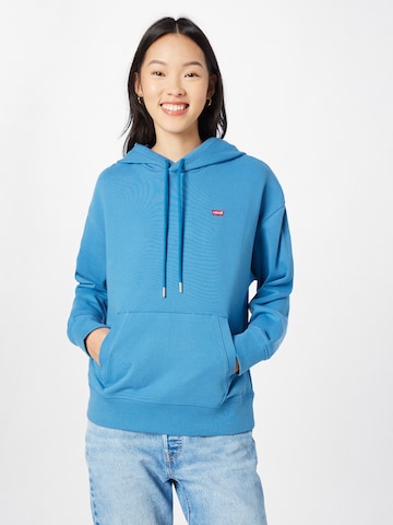 LEVI'S ®Sweater majica 'Standard Hoodie' - plava boja: prednji dio