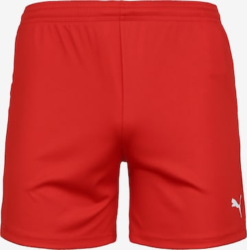 PUMA Regular Workout Pants 'Team Goal 23' in Red: front
