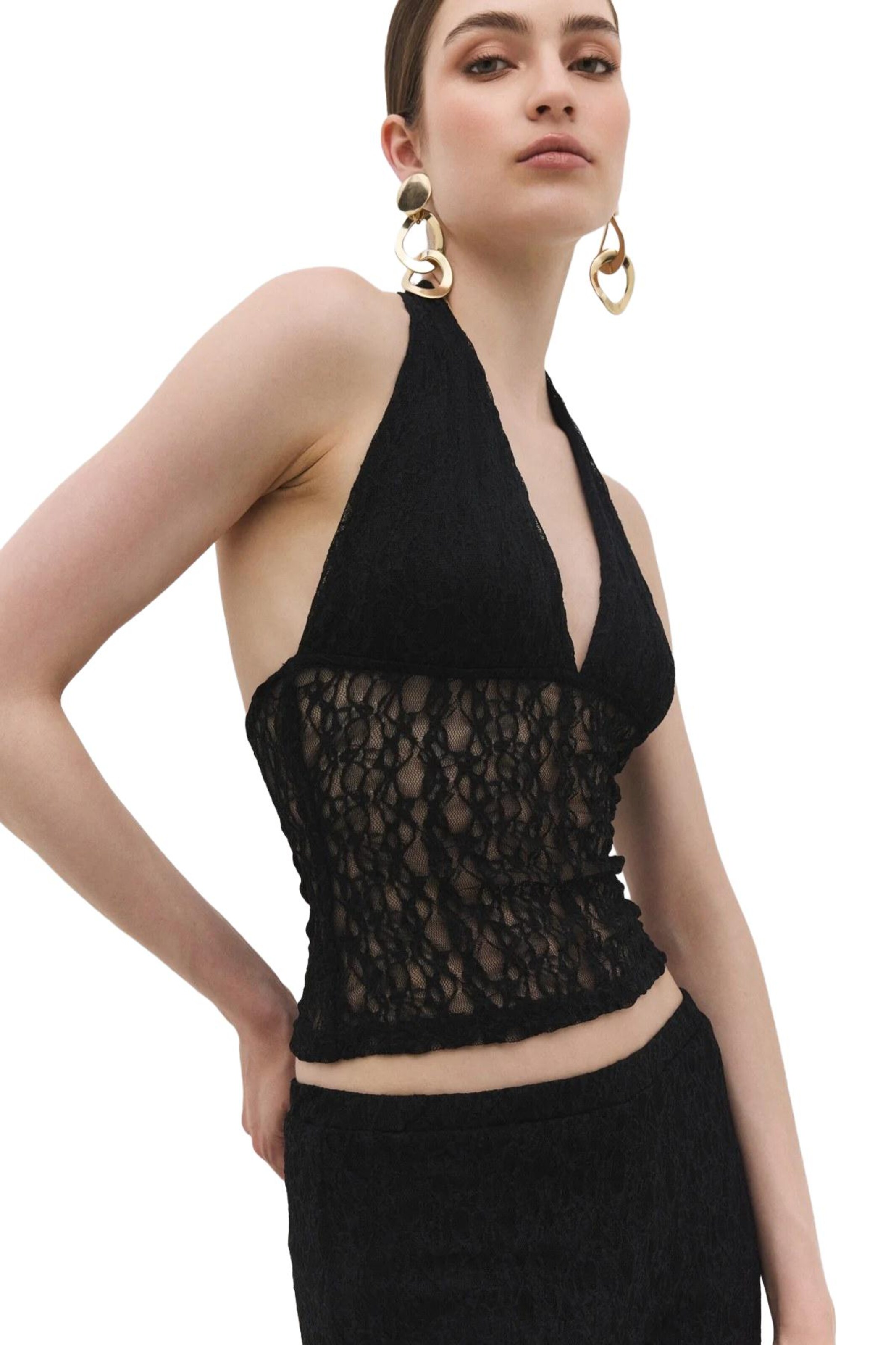 No Matter What Top in Black