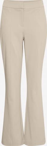 ICHI Pants in Beige: front