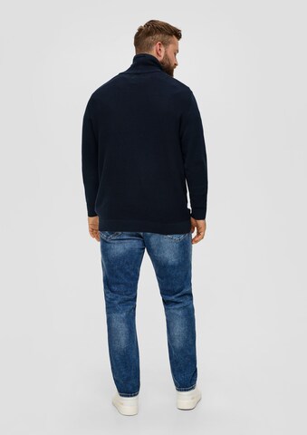 s.Oliver Men Big Sizes Sweater in Blue