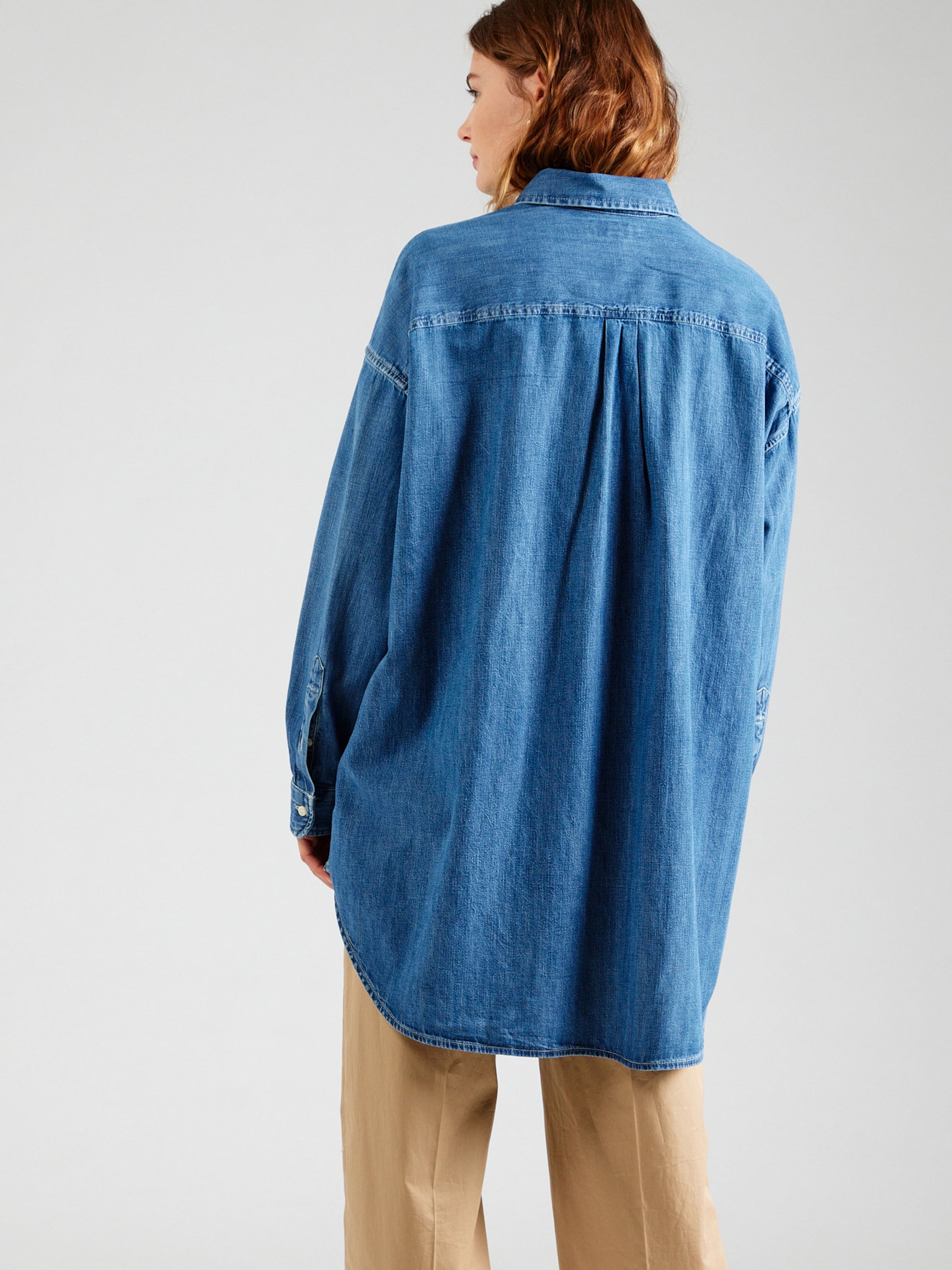 Polo Ralph Lauren Blouse in Blauw Denim ABOUT YOU