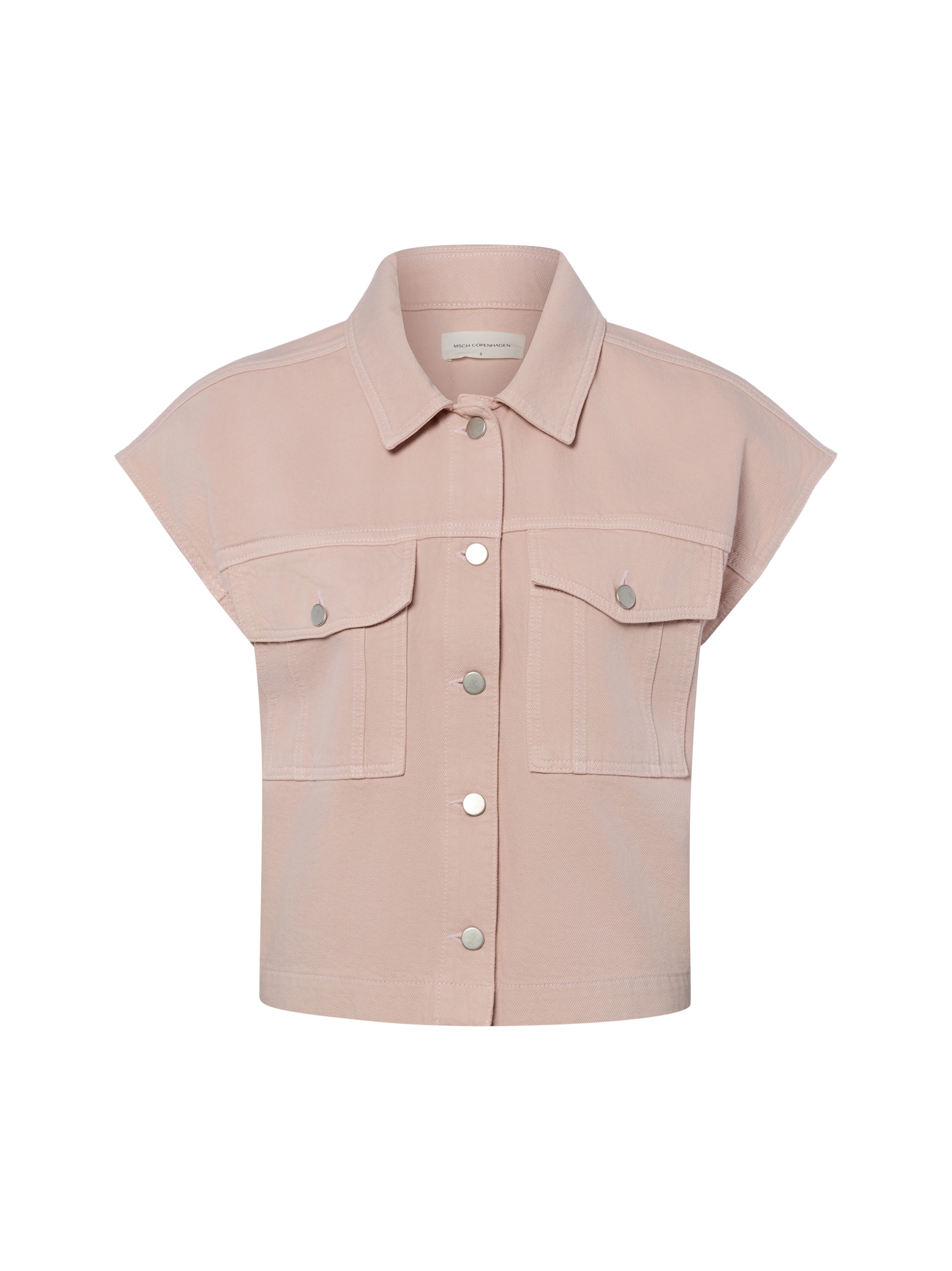 Gilet ' Aspen Ida ' MSCH COPENHAGEN en rose : devant