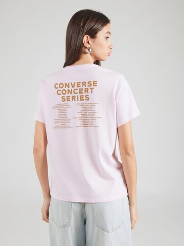 T-shirt 'SOUNDCHECK' CONVERSE en rose