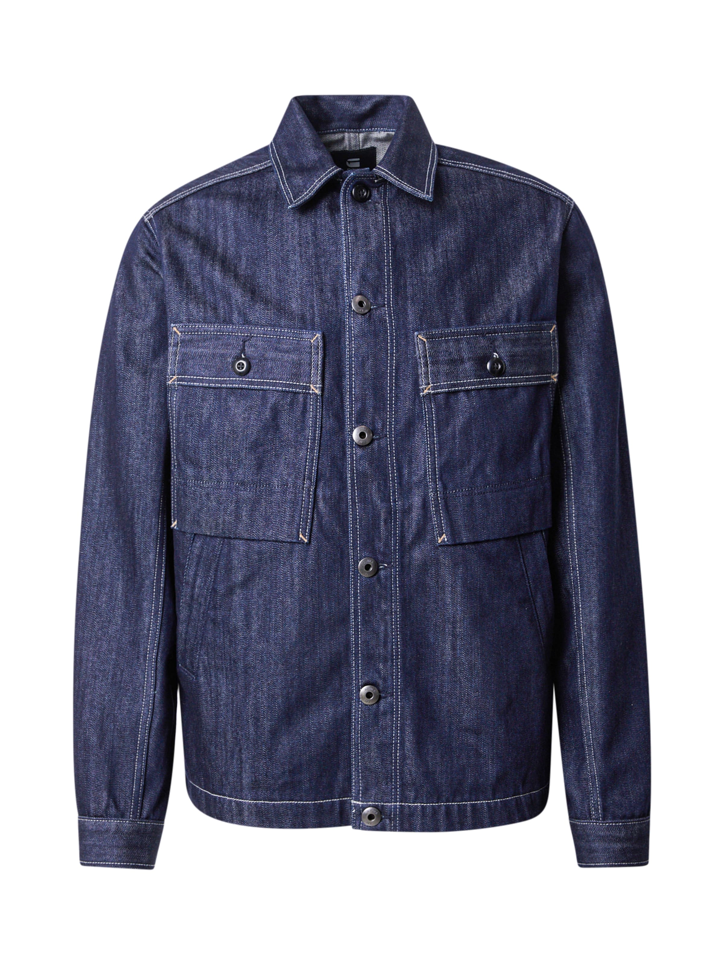 G-STAR - Chaqueta de entretiempo 'Mosa' en azul: frente