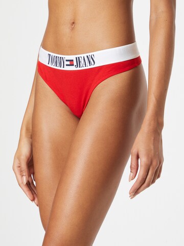 Tommy Jeans Thong in Red: front