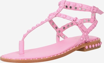Sandalo con cinturino 'PAROS BIS' di ASH in rosa: frontale