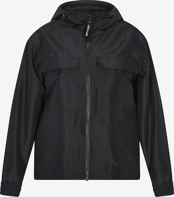 urban rain by Schmuddelwedda Jacke in Schwarz: Vorderseite