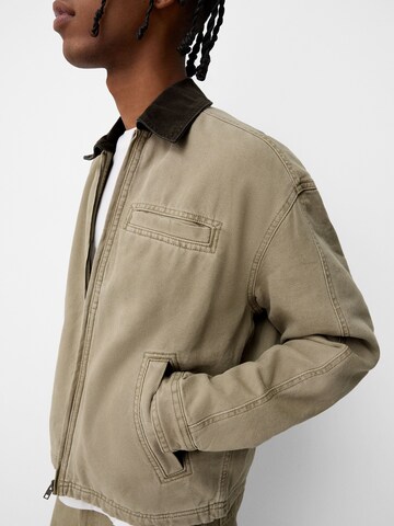 Bershka Between-Season Jacket in Beige