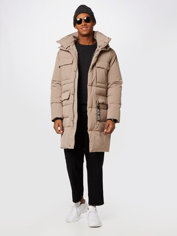 FREAKY NATION Winter Coat 'Dream' in Beige