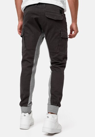 INDICODE JEANS Regular Cargobroek ' Drogo ' in Grijs