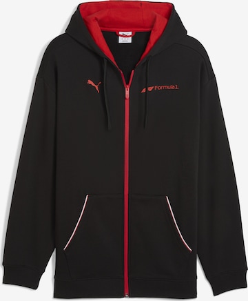 Veste de survêtement 'F1 Essentials+' PUMA en noir : devant