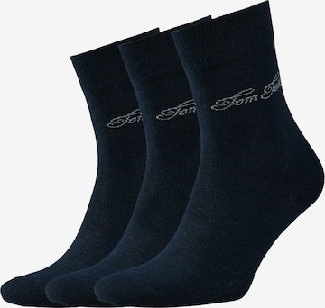 TOM TAILOR Socks in Blue: front