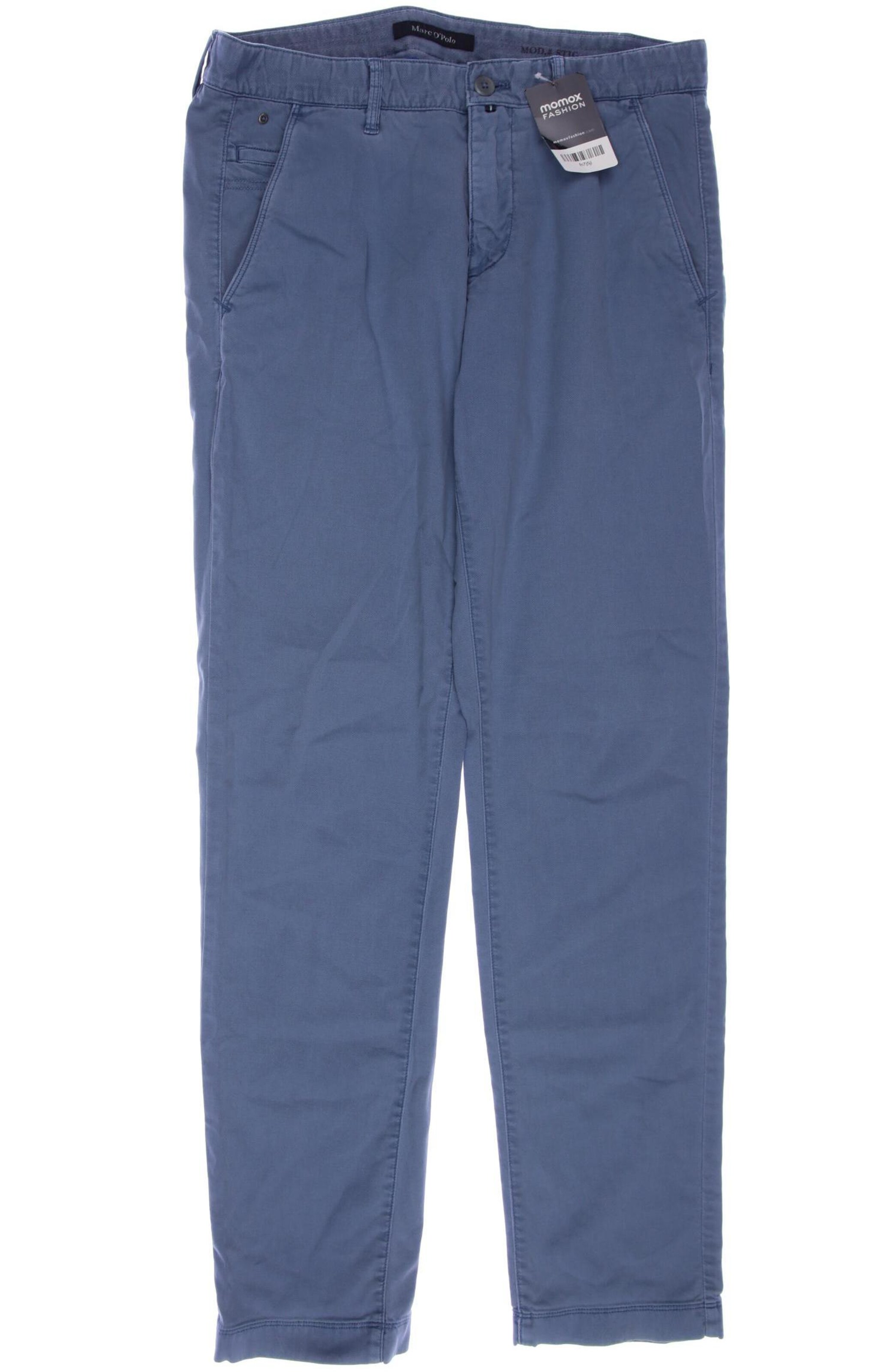 Marc O'Polo Stoffhose 32 in Blau: Vorderseite
